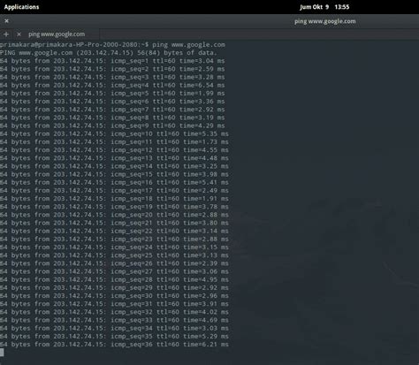 Warkop Tik Cara Melakukan Ping Dan Traceroute Jaringan Di Linux