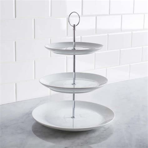 Ksp Circo 3 Tier Serving Platter White Kitchen Stuff Plus