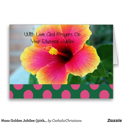 Nuns Golden Jubilee 50th Anniversary Ts Card Zazzle 50th