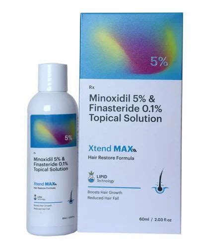 Minoxidil 5 With Finasteride Topical Solution For Hair Treatment At