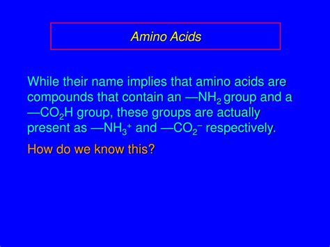 Ppt Biochemistry Macromolecules Proteins Amino Acids Powerpoint