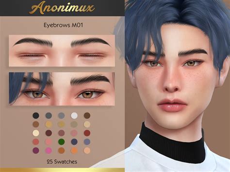 The Sims Resource - Eyebrows M01