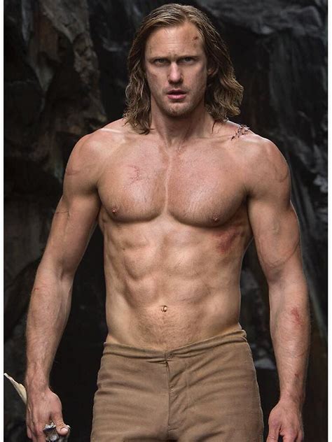 "Alexander Skarsgard as Tarzan" Sticker for Sale by helenbezzo | Redbubble