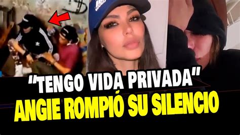 Angie Jibaja R Mpi Su Silencio Tras Ser Captada Con Amigos En La