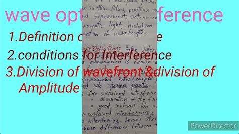 Interference Definition Conditions Types Youtube