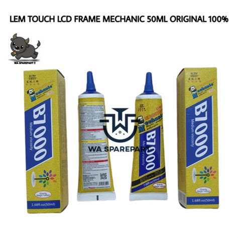 Jual LEM TOUCHSCREEN LCD FRAME B7000 50ML MECHANIC ORIGINAL ZL 50ML