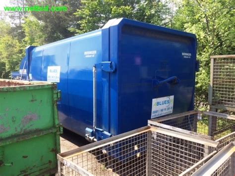 Used Beringer Reducer Bpx5 Mb Waste Compactor Container For Sale