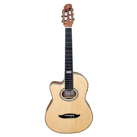 Violão Para Canhoto Giannini - VIOLÃO GIANNINI ELETROACÚSTICO, CUTAWAY, C DE NYLON CANHOTO – GNF-3 CEQ ...