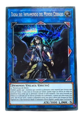 Yugioh Diosa Del Inframundo Del Mundo Cerrado Mp22 Mercadolibre