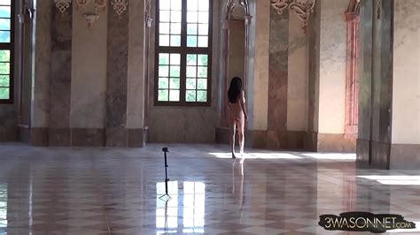 Ewa Sonnet Naked In A Monastery Colorful Version Hd Full Frontal And