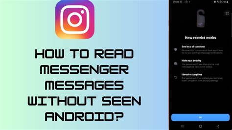 How To Read Messenger Messages Without Seen Android View Messenger