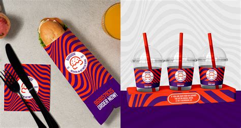 Burgode™ Heaven In Between Buns Brand Identity On Behance