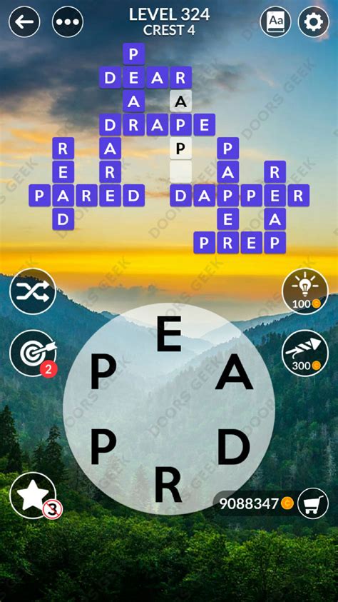 Wordscapes Answers All Levels Wordscapes Level 395 Answers