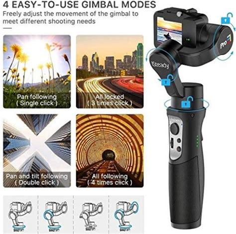 3 Axis Action Camera Gimbal GoPro Hero 8 Stabilizer Hohem ISteady Pro