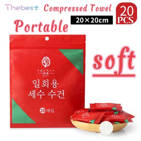 Pcs Disposable Compressed Pure Cotton Portable Bath Towels Cleaning