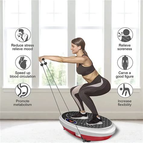 Vibration Platform Exercise Machines Whole Body Vibration Plate With