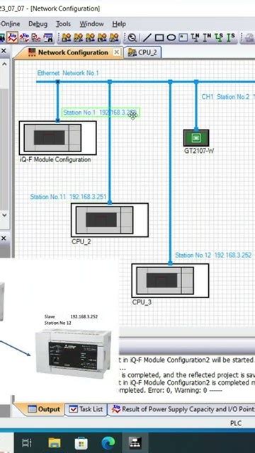 Simple Plc Communication Using Mitsubishi Fx5u Cpu S And Gxworks3 Youtube