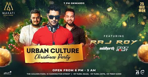 Makati Monday Urban Culture Chsristmas Party Ft Dj Raj Dj Siddharth