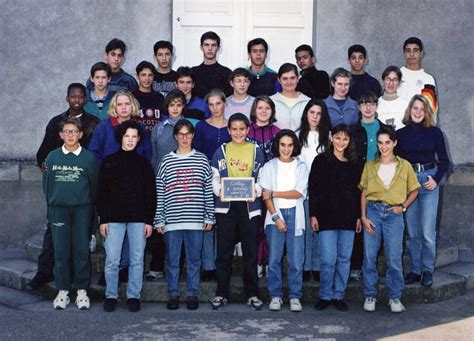 Photo de classe 3è A de 1993 Collège Aristide Briand Copains d avant