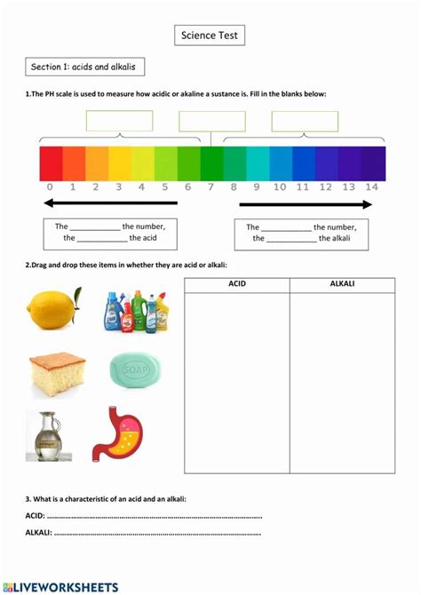 Ph Scale Worksheet