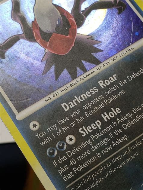 Darkrai 4 106 Great Encounters Holo Rare 2008 Nintedo Pokemon Card LP