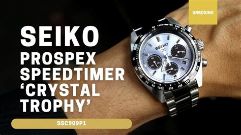 Unboxing Seiko Prospex Speedtimer Crystal Trophy Solar Chronograph