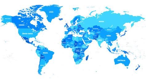 World Map Vector Countries Illustrations Royalty Free Vector Graphics And Clip Art Istock