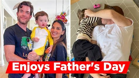 John Mulaney Enjoys Sunny Father S Day At The Pool With Olivia Munn And