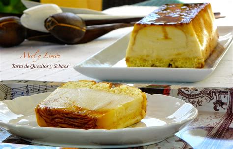 Miel y Limón Recetas TARTA de Quesitos y Sobaos