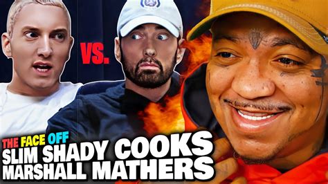 Slim Shady Vs Marshall Mathers The Face Off Reaction Youtube