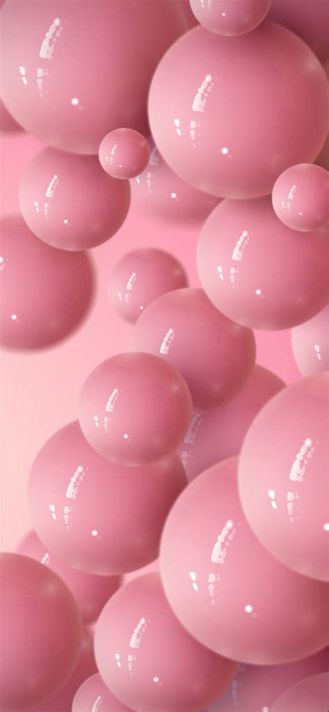 Bubblegum pink 3D iPhone wallpaper in 2024 | Pink wallpaper iphone ...