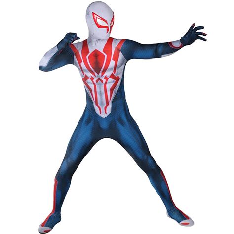 Spider Man 2099 Miguel Ohara Cosplay Costume Across The