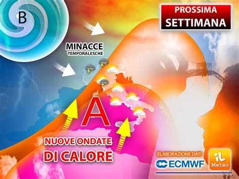 Meteo PROSSIMA SETTIMANA già da Lunedì ITALIA in SUBBUGLIO tra NUOVE