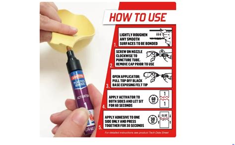 Loctite Super Glue Plastics Bonder Oz Activator Stick