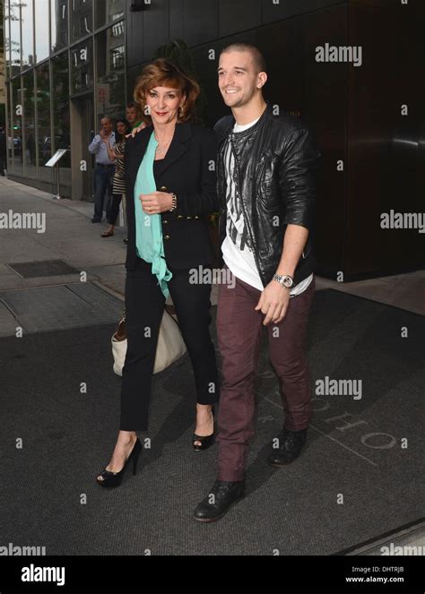 Mark Ballas and mother Shirley Ballas leave their hotel New York City ...