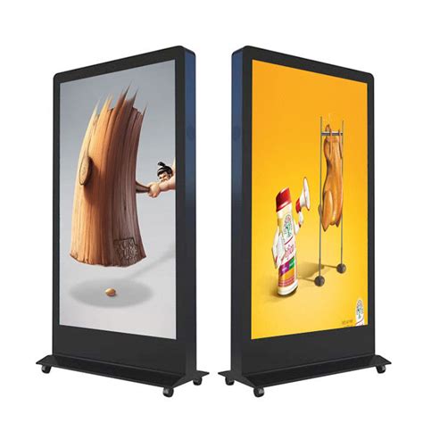 55 inch floor stand outdoor lcd digital signage,waterproof outdoor ...