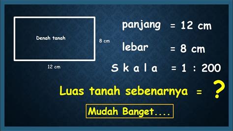 Cara Menghitung Luas Tanah Persegi Panjang Beda Sisi Homecare24