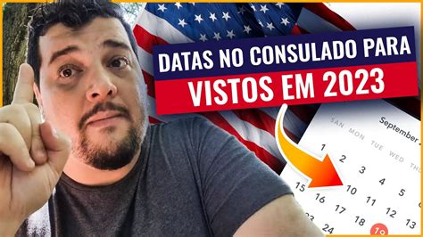 Posso encontrar datas disponíveis para entrevista do VISTO AMERICANO em