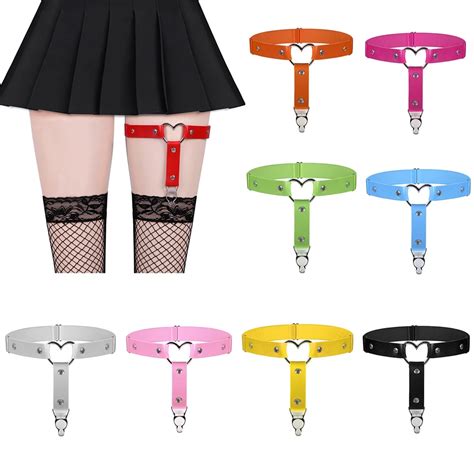 Lady Suspender Harness Women Underwear Heart Garter Belt Harness Stockings Sexy Lingerie Bondage