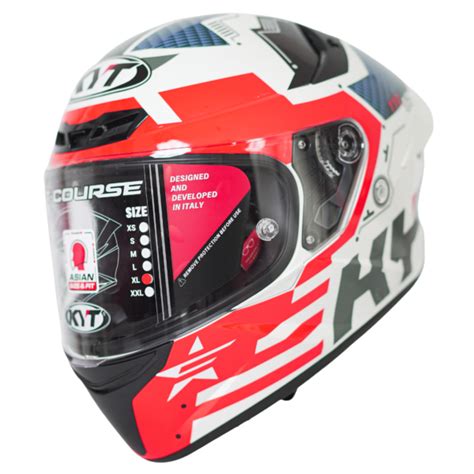 KYT TT COURSE FUSELAGE MATT RED Bandung Helmet Gallery