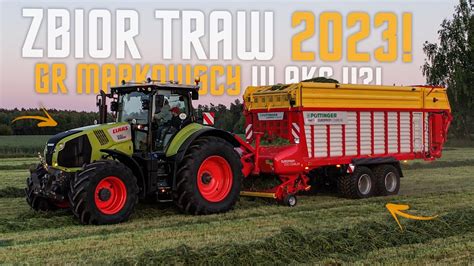 Kiszonka z Trawy 2023 Claas Pöttinger Europrofi 5510 Combiline