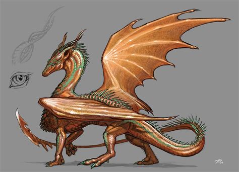 Copper Dragoness By Kaiserflames On Deviantart Dragon Artwork Dragon