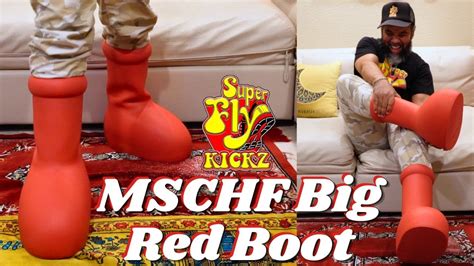 Mschf Big Red Boots On Feet Review And How I Got Em Off My Feet 😅 Unboxing 🔥 Youtube