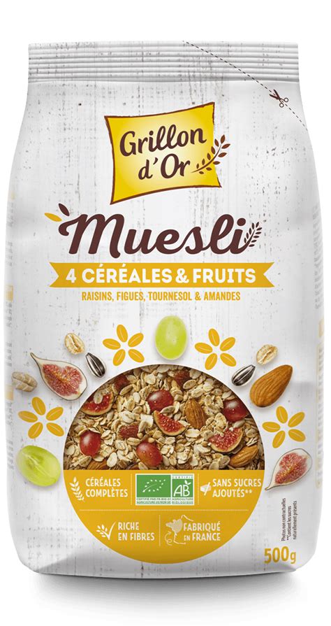 Muesli C R Ales Fruits G Grillon D Or