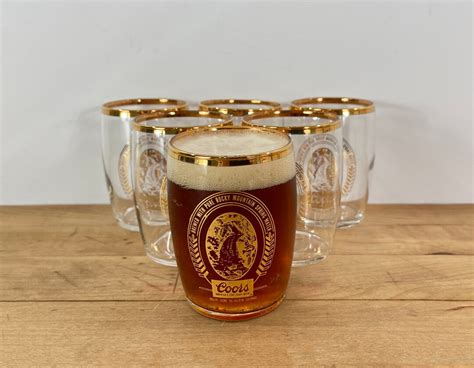 Coors Beer Barrel Tasting Glasses Coors Beer Sampling Glasses Etsy