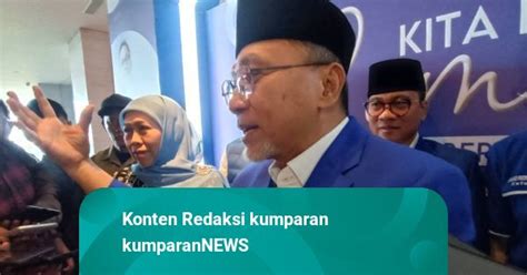 Zulhas Bicara Jatah Menteri PAN Di Kabinet Prabowo Gibran Kumparan