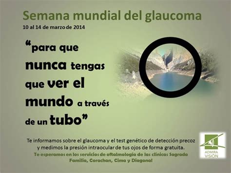 Semana Mundial Del Glaucoma 2014 Admiravisión