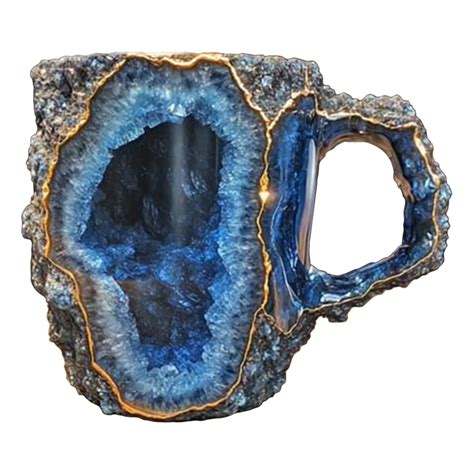 AYKHKYA Mineral Crystal Coffee Mugs Crystal Mineral Coffee Mugs