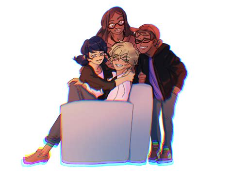 Marinette Adrien Alya And Nino Miraculous Ladybug Fan Art 43896123 Fanpop