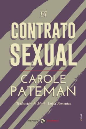 El Contrato Sexual En PDF Docx EPub AZW Y Audiolibro